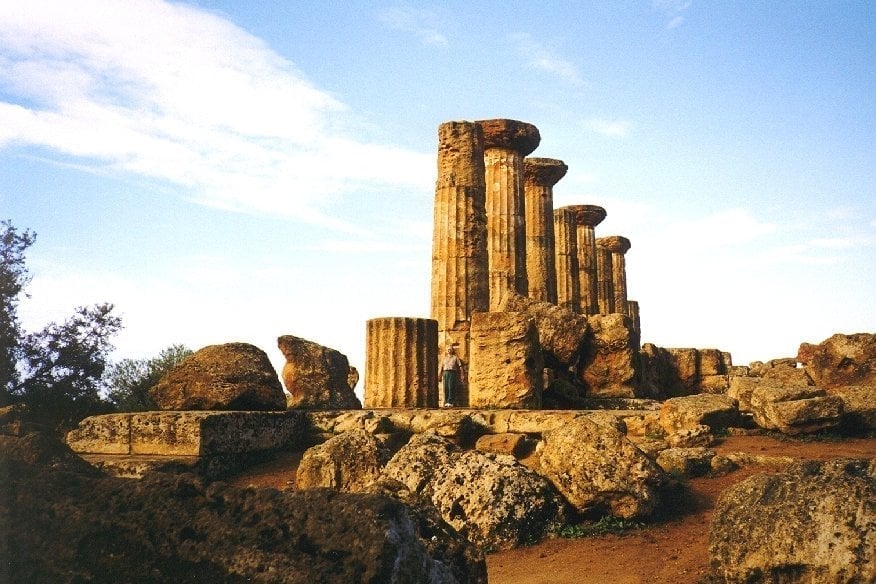Temple of Heracles — The valley's oldest Doric sanctuary, standing for twenty-five centuries