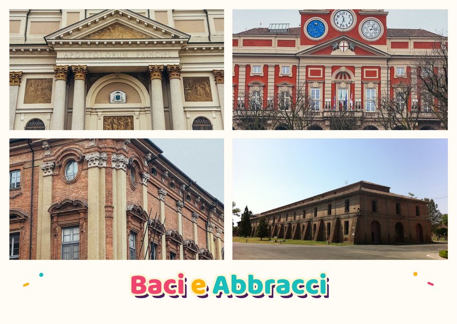 Baci e Abbracci da Alessandria — Il Duomo, Palazzo Rosso, Palazzo Ghilini e La Cittadella