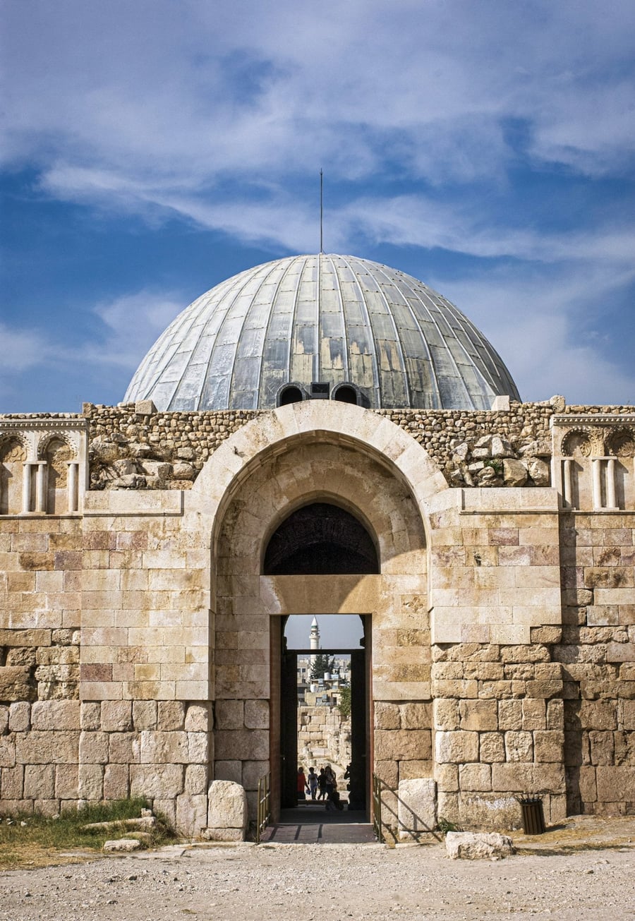 La Cittadella di Amman — Il palazzo omayyade dell'VIII secolo sulla collina