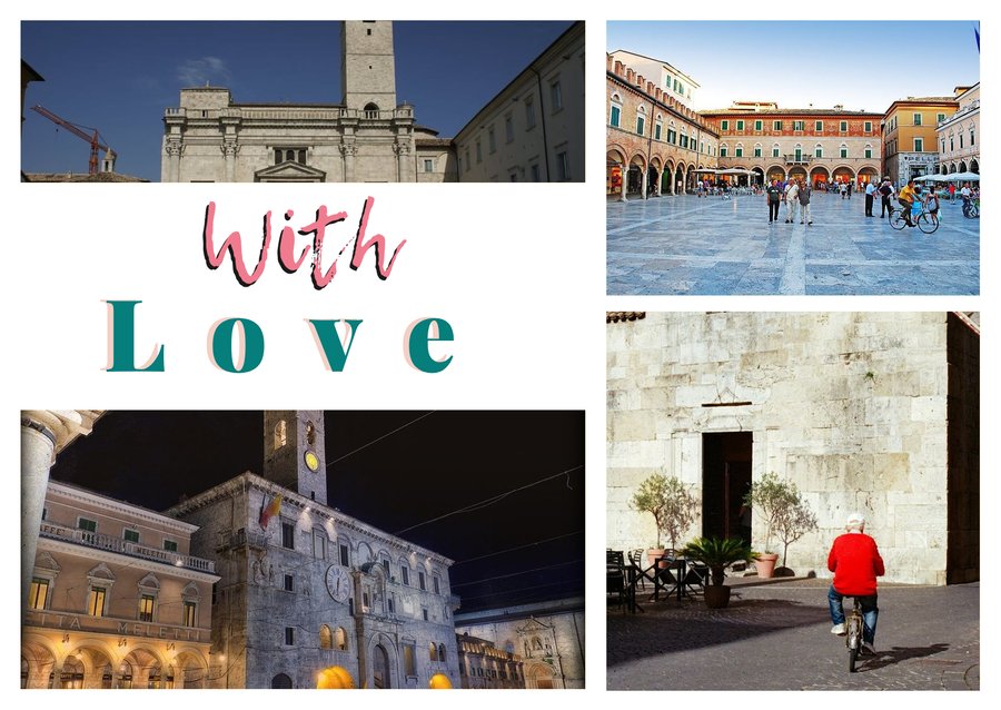 With Love da Ascoli Piceno — Cattedrale di Sant'Emidio, Piazza del Popolo, Tra le pietre del centro storico e Il Palazzo dei Capitani del Popolo