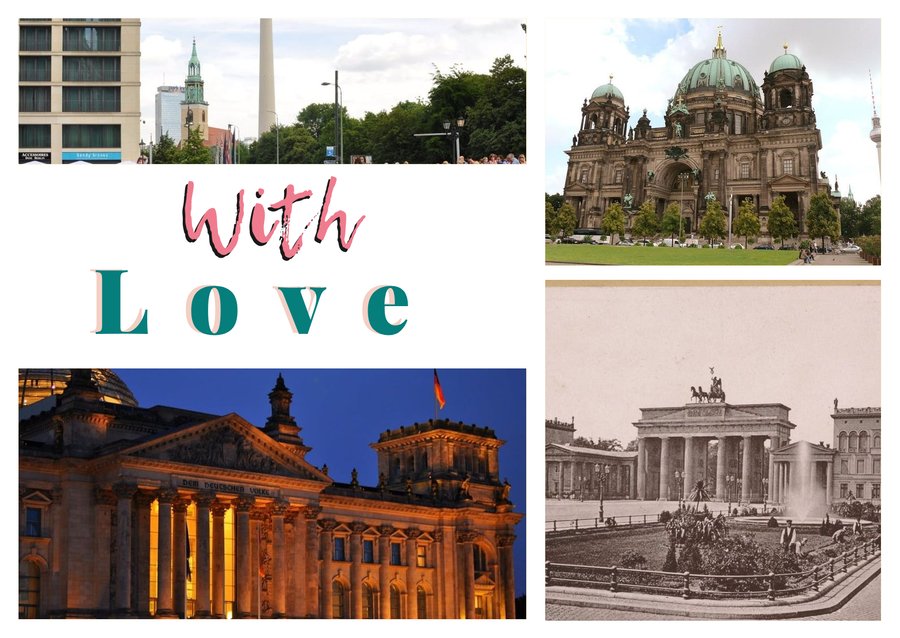 With Love da Berlino — Il Fernsehturm, Il Duomo di Berlino, La Porta di Brandeburgo e Il Reichstag