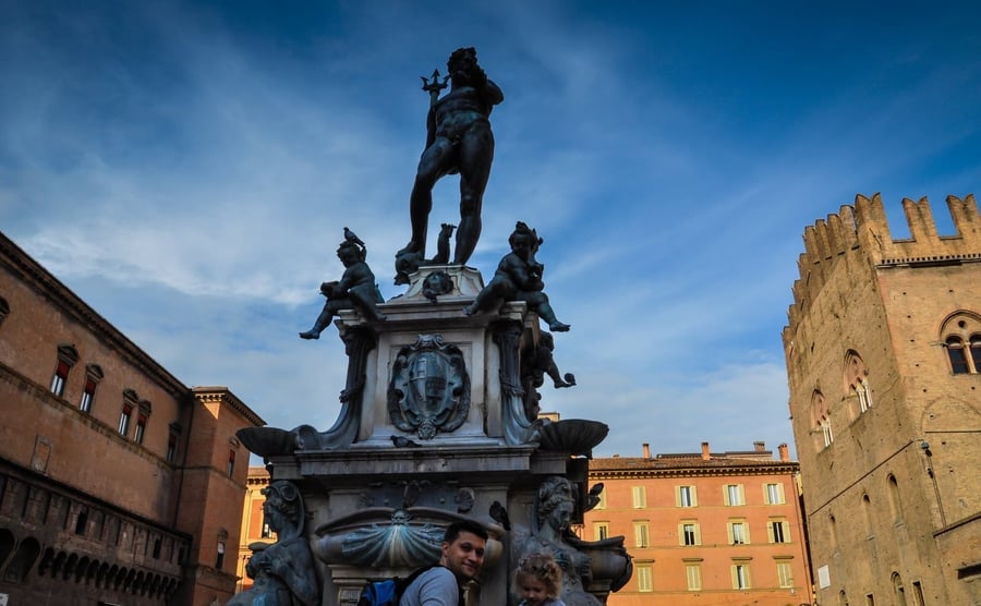 Fountain of Neptune — Giambologna's bronze giant