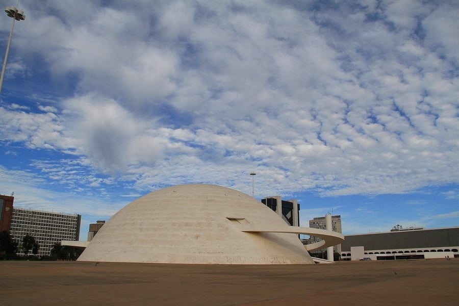 Il Museu Nacional — La cupola bianca del Complesso Culturale