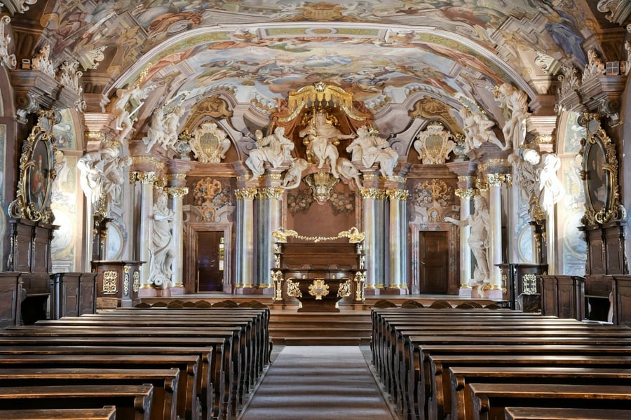 Aula Leopoldina — La sala barocca dell'università dedicata all'imperatore Leopoldo I