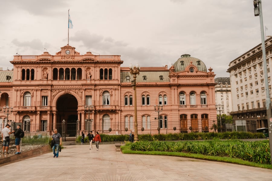 Casa Rosada — Il palazzo presidenziale color rosa affacciato su Plaza de Mayo