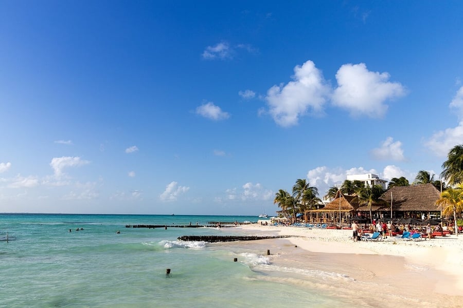 Playa Norte a Isla Mujeres — Sabbia bianchissima a poche miglia dalla costa di Cancún