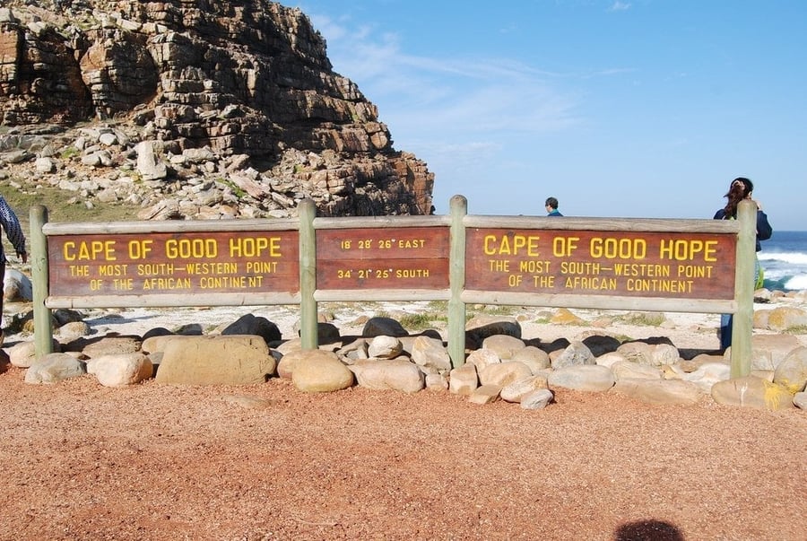 Capo di Buona Speranza — Il cartello più fotografato all'estremità sudoccidentale dell'Africa
