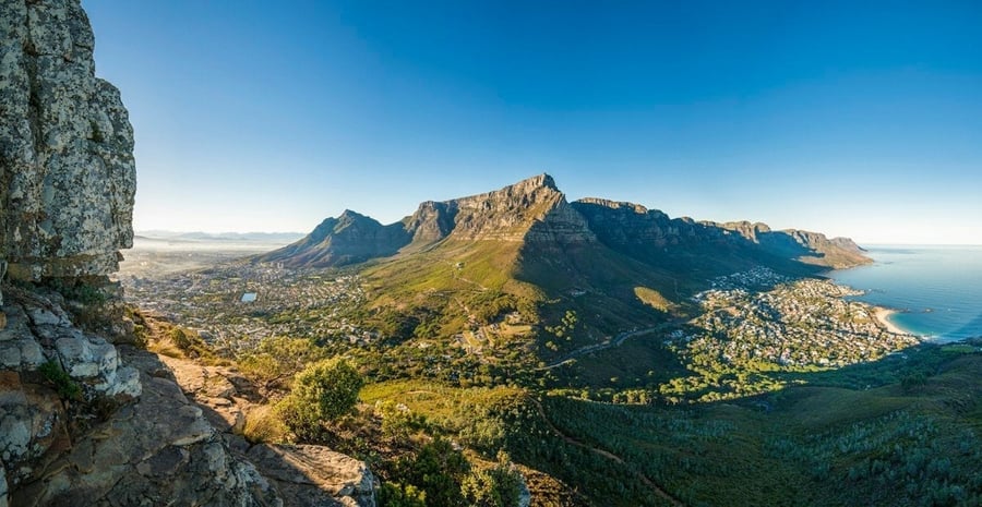 Table Mountain — Un altopiano piatto che si copre di nuvole come una tovaglia
