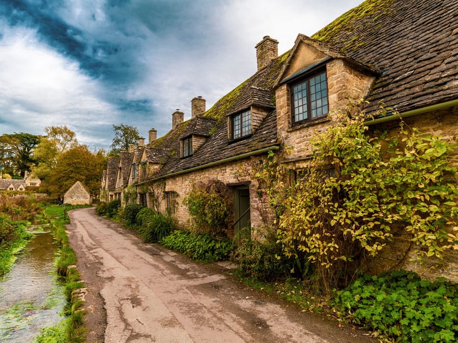Arlington Row — Le case dei tessitori di Bibury, dal 1380
