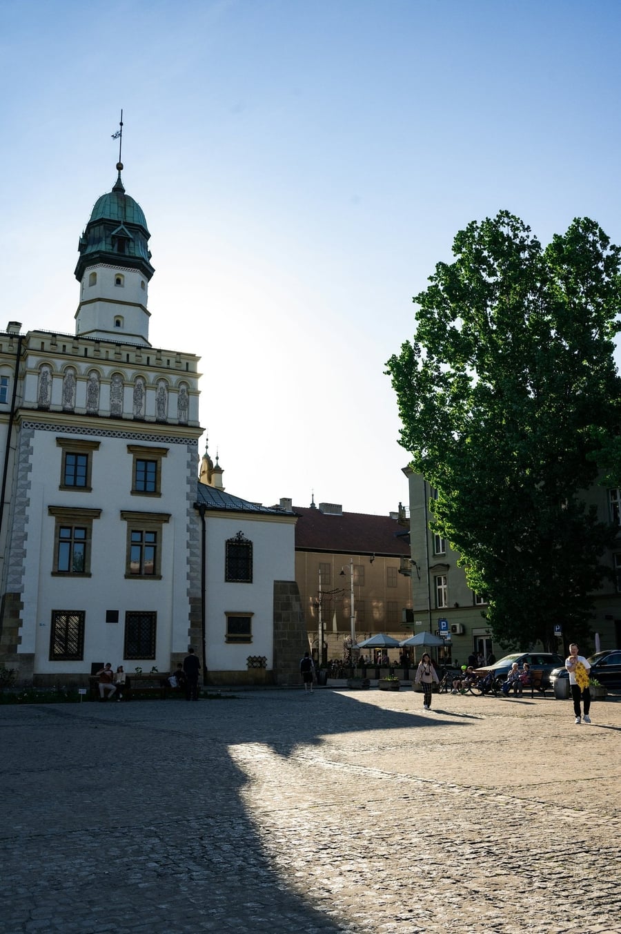 Plac Wolnica, Kazimierz — La torre del vecchio municipio di Kazimierz, l'antico quartiere ebraico della città