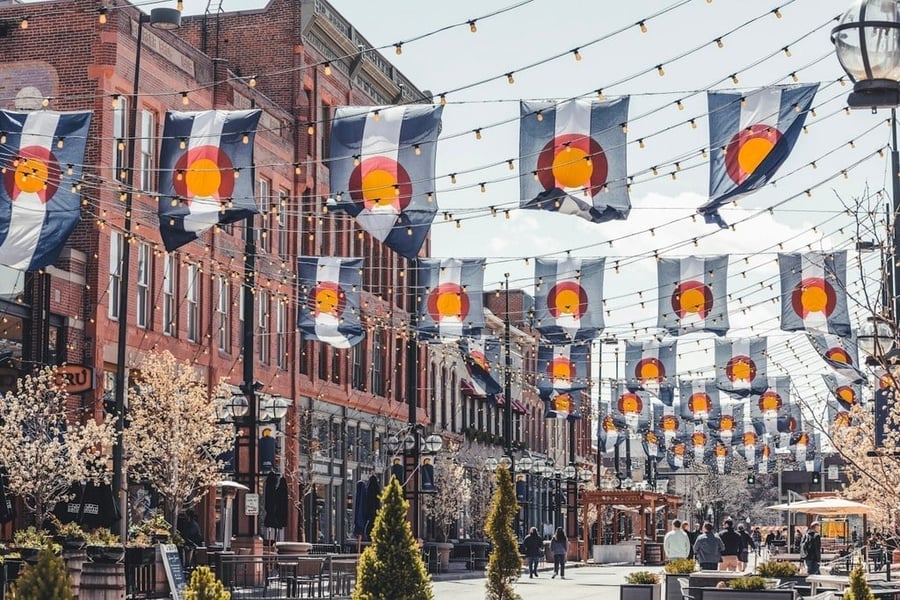 Larimer Square — L'isolato più antico della città