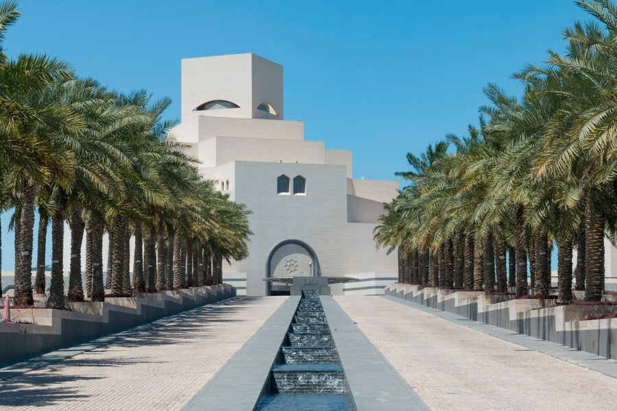 Museum of Islamic Art — Pale stone geometry designed by I. M. Pei