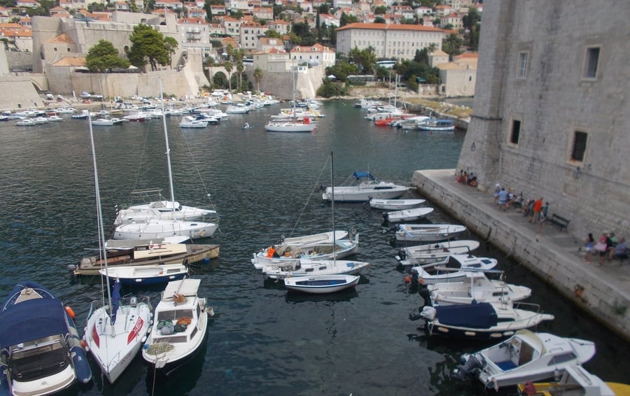 The old harbour — Where the ships of the Republic of Ragusa once set sail
