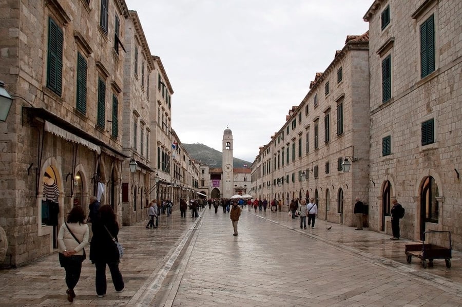 Stradun — The Old Town's main street