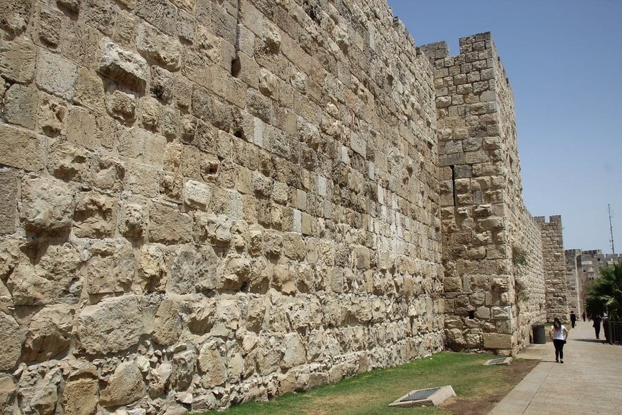 The walls of the Old City — Commissioned by Sultan Suleiman in 1535