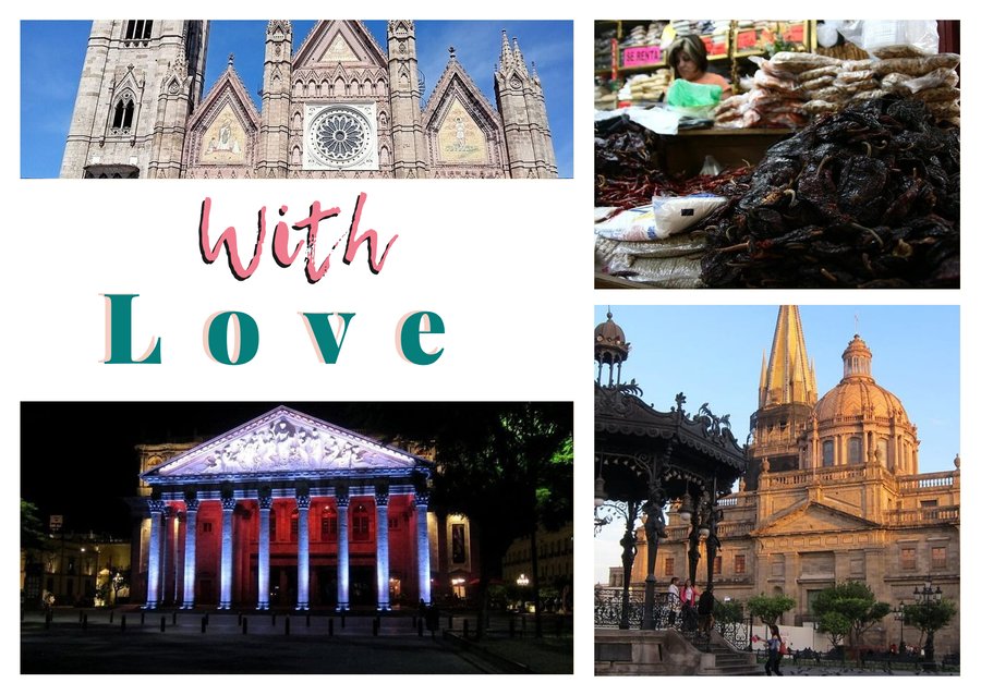 With Love da Guadalajara — Il Templo Expiatorio, Il Mercado San Juan de Dios, La Catedral di Guadalajara e Il Teatro Degollado