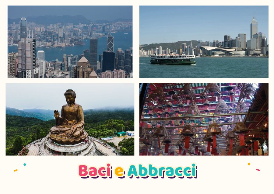 Baci e Abbracci da Hong Kong — Victoria Peak, Star Ferry, Tian Tan Buddha e Tempio Man Mo