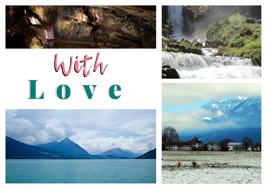 With Love da Interlaken — Grotte di San Beato, Cascate di Giessbach, Un villaggio nella nebbia invernale e Lago di Thun
