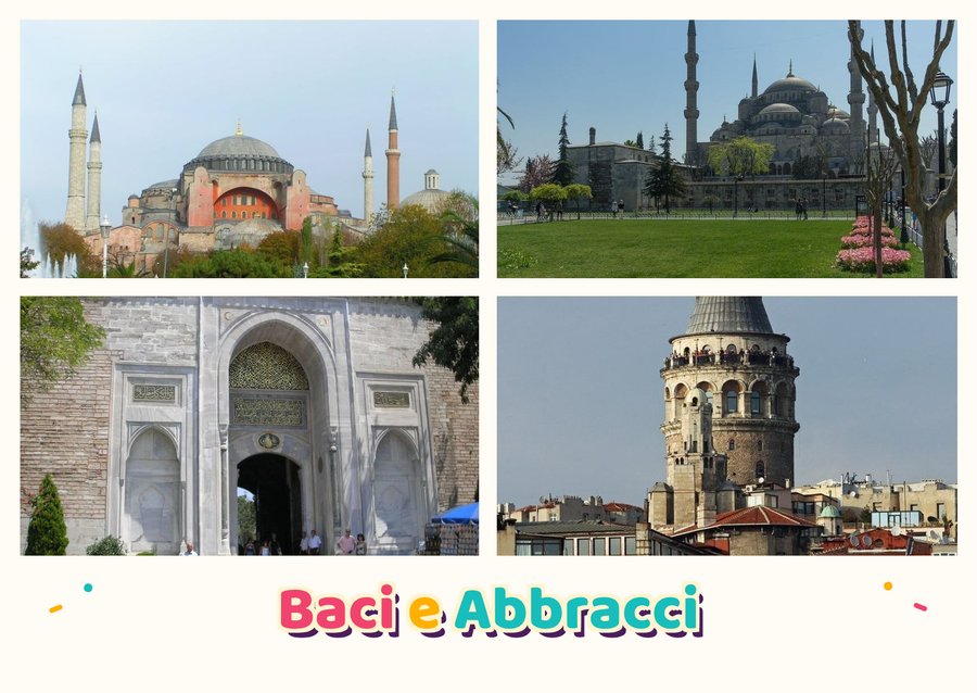 Hugs and Kisses from Istanbul — Hagia Sophia, Blue Mosque, Topkapi Palace and Galata Tower