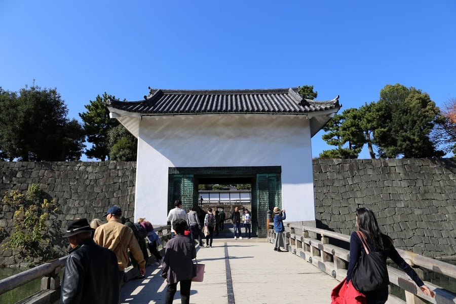 Castello Nijo — L'ingresso al castello degli shogun