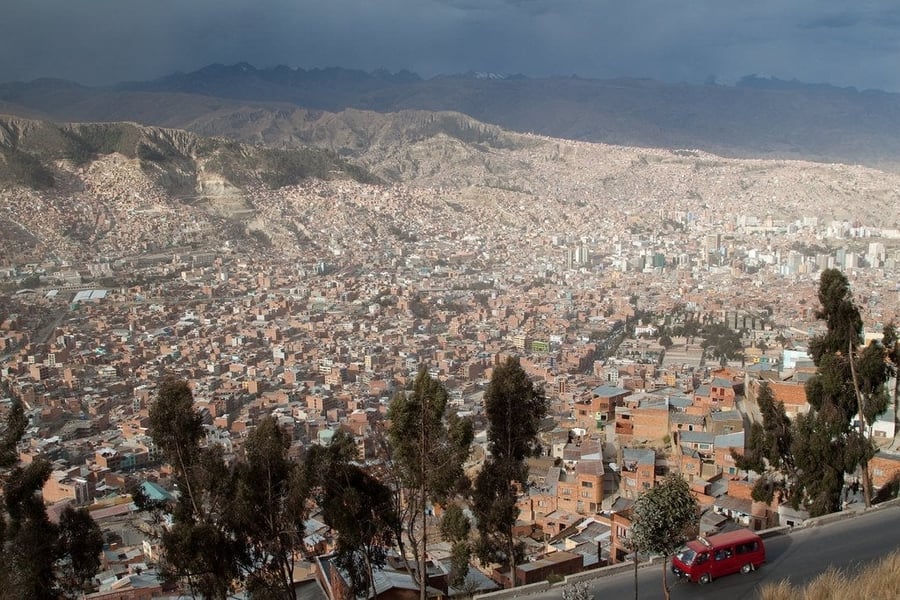 L'anfiteatro di La Paz — Una città arrampicata dentro un canyon