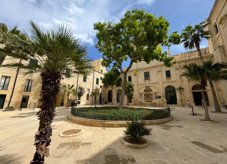 Palazzo del Gran Maestro — La sede del potere dei Cavalieri, oggi residenza del presidente maltese