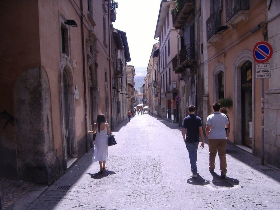 Lanes of the old town — The stone streets of the old city