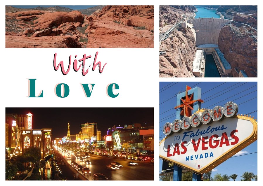 With Love da Las Vegas — Red Rock Canyon, Hoover Dam, Welcome to Fabulous Las Vegas e The Strip