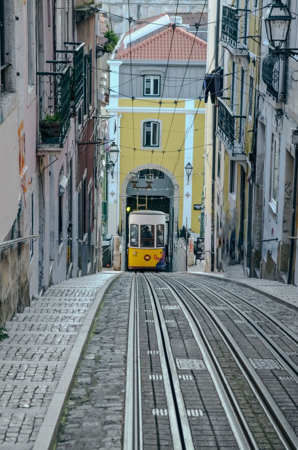 Il tram giallo dell'Alfama — La linea 28, tra le case più antiche di Lisbona