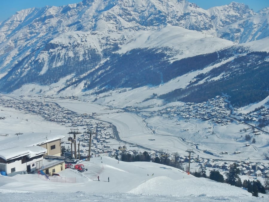 Carosello 3000 — Il punto più alto del comprensorio sciistico di Livigno