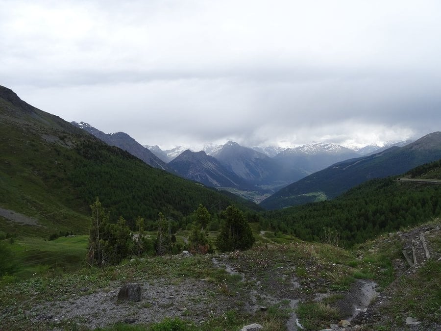 Passo di Foscagno — Il valico che introduce alla valle di Livigno