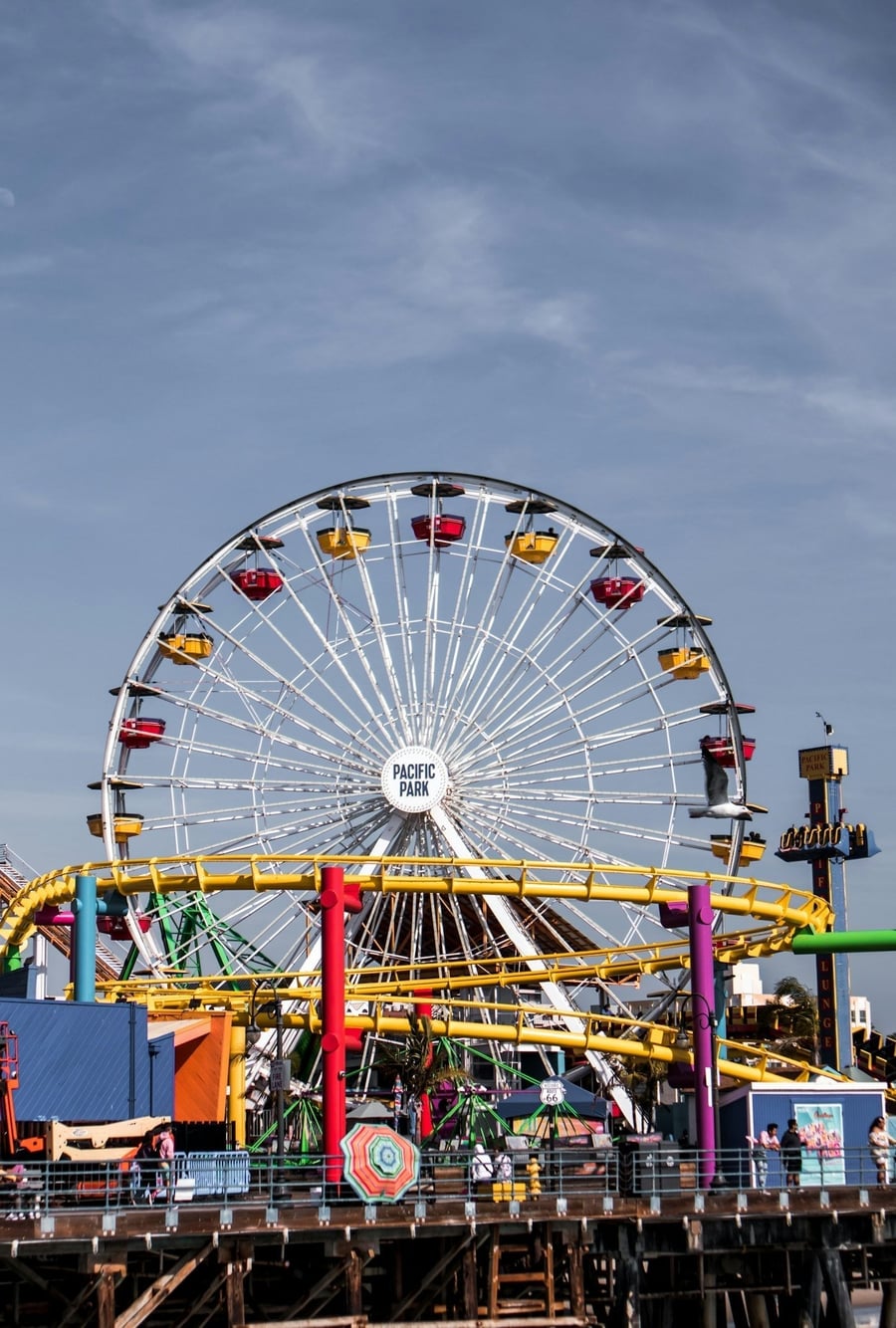 Il molo di Santa Monica — La ruota panoramica al traguardo simbolico della Route 66