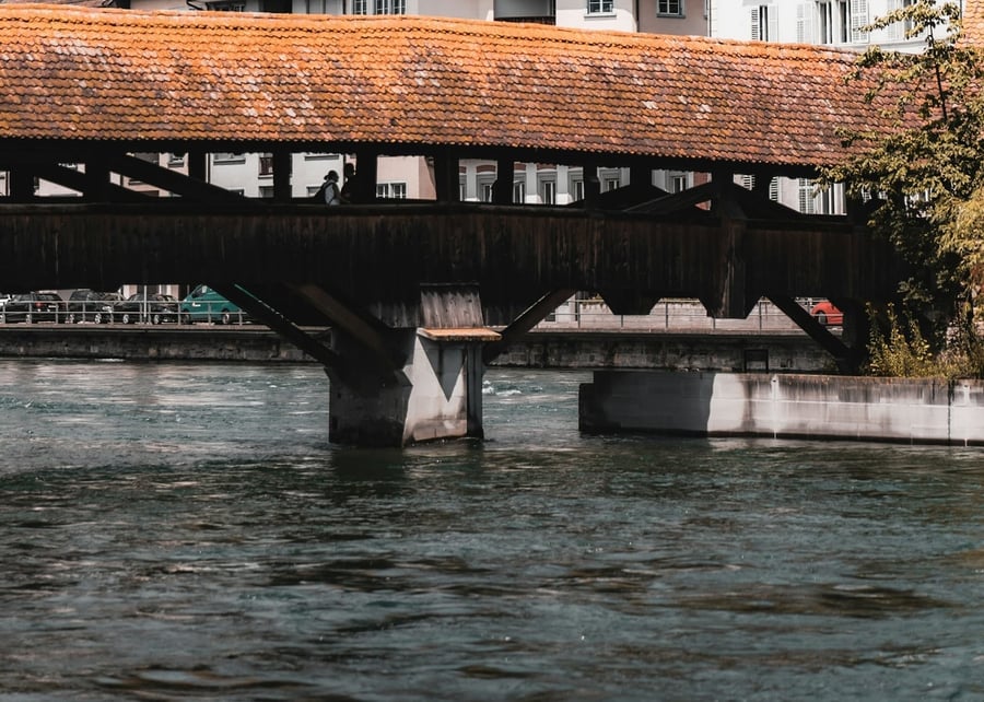 Spreuerbrücke — The chaff bridge with the Dance of Death