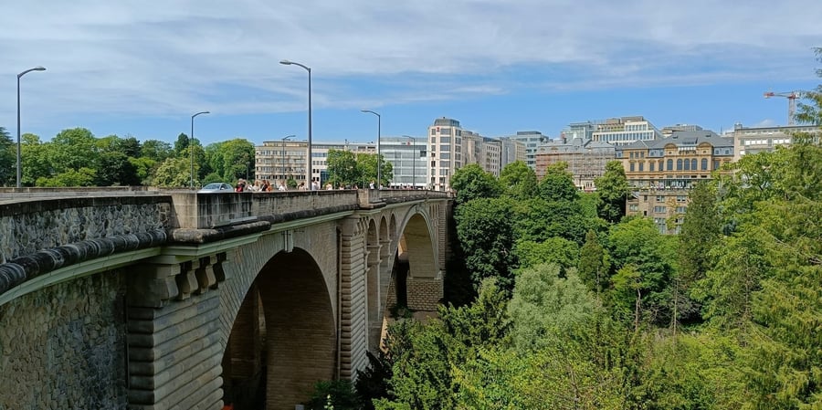 Ponte Adolphe — L'arco in pietra che per anni fu il ponte più grande del mondo