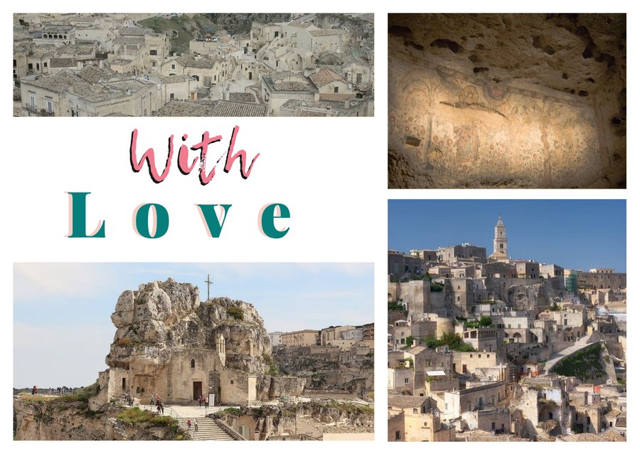 With Love da Matera — Belvedere di Murgia Timone, La Cripta del Peccato Originale, I Sassi di Matera e Santa Maria di Idris