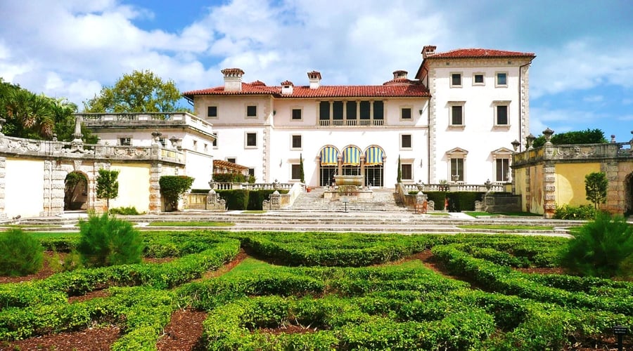 Villa Vizcaya — Una villa in stile rinascimentale italiano affacciata sulla baia di Biscayne