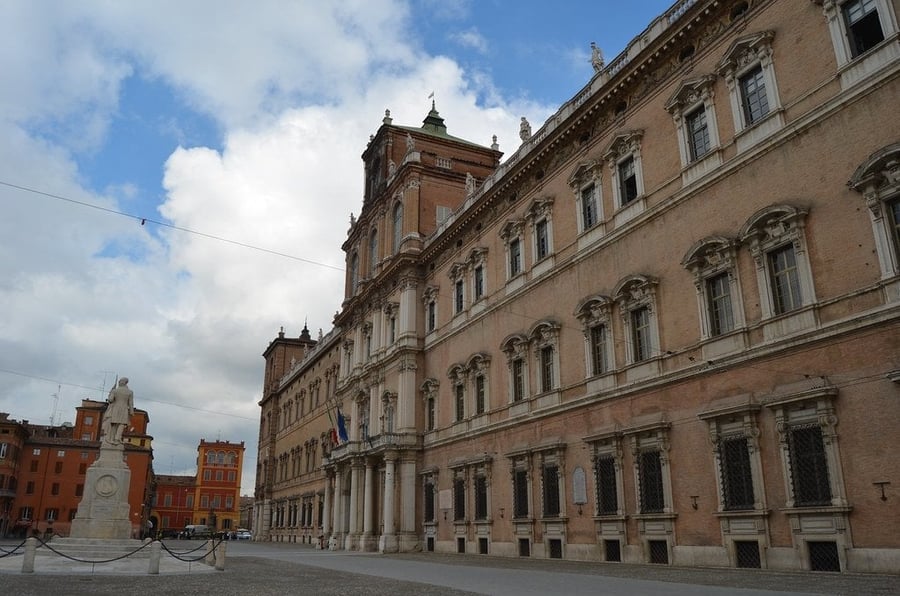 Palazzo Ducale — The Este family's palace, a military academy for two centuries