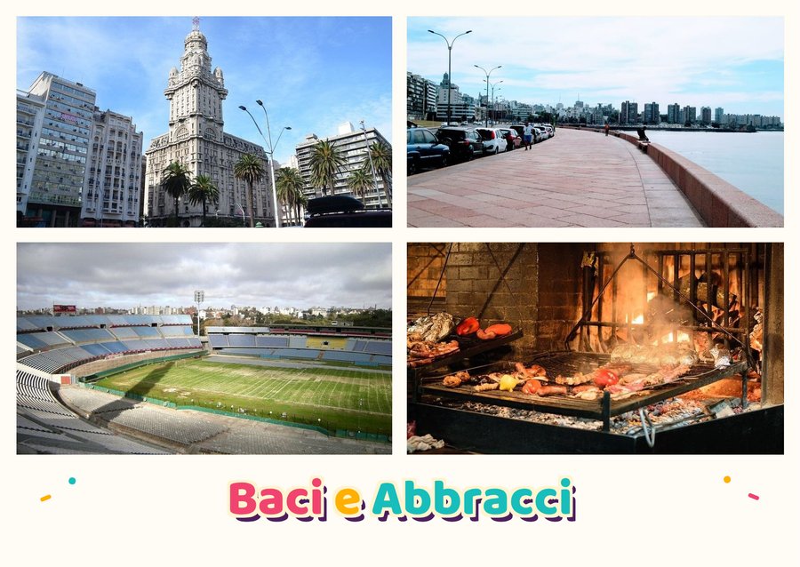 Baci e Abbracci da Montevideo — Il Palacio Salvo, La Rambla, Lo Stadio Centenario e Il Mercado del Puerto