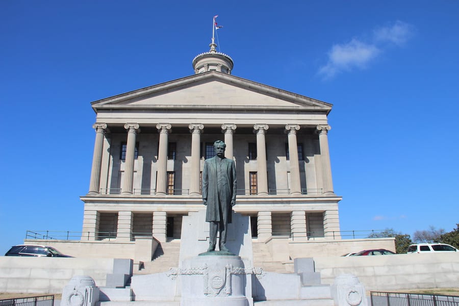 Il Campidoglio del Tennessee — Il tempio greco senza cupola sulla collina
