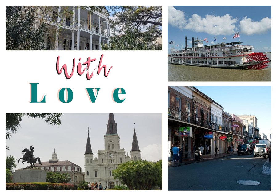 With Love da New Orleans — Garden District, Battello a vapore Natchez, Bourbon Street e Jackson Square e la Cattedrale di Saint Louis