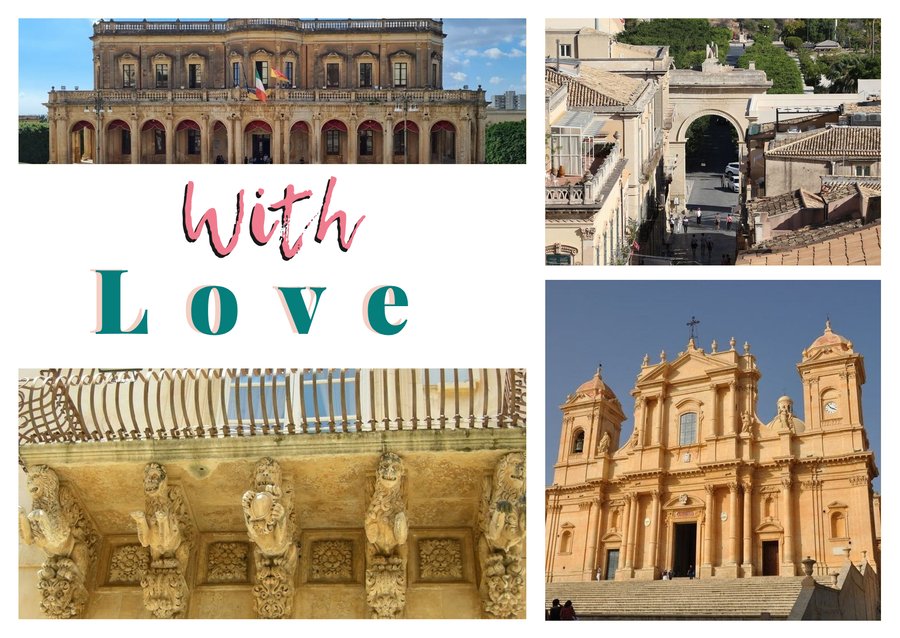 With Love da Noto — Palazzo Ducezio, Porta Reale, Cattedrale di San Nicolò e Palazzo Nicolaci di Villadorata