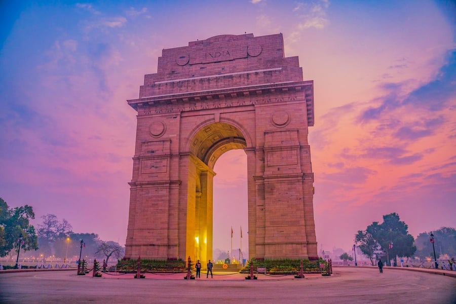 L'India Gate — L'arco di trionfo dedicato ai soldati caduti dell'impero
