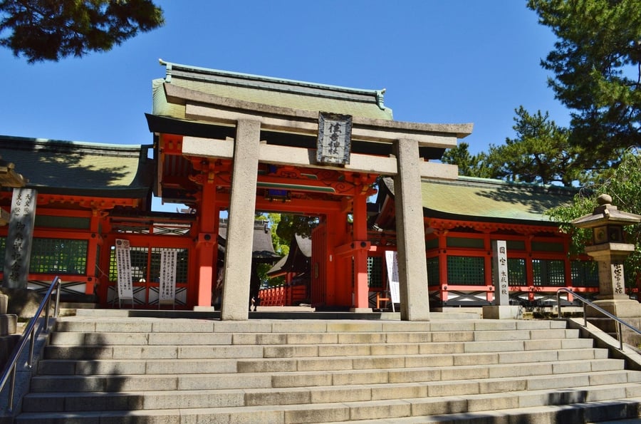 Santuario Sumiyoshi Taisha — Uno stile architettonico che precede l'arrivo del buddismo