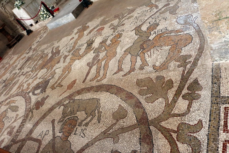 The Tree of Life Mosaic — An eight-hundred-year-old mosaic floor