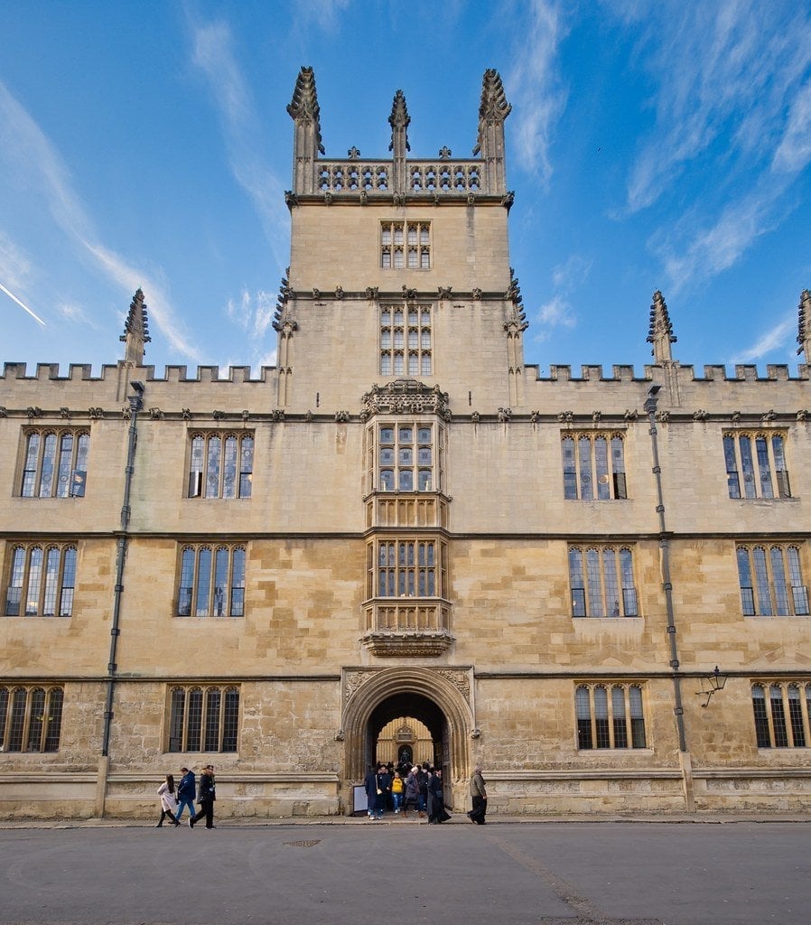 The Bodleian Library — The tower of the five orders at the library's entrance
