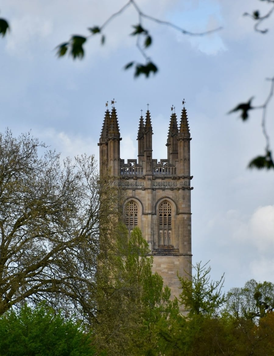 Magdalen Tower — The tower on the river Cherwell and its dawn choir