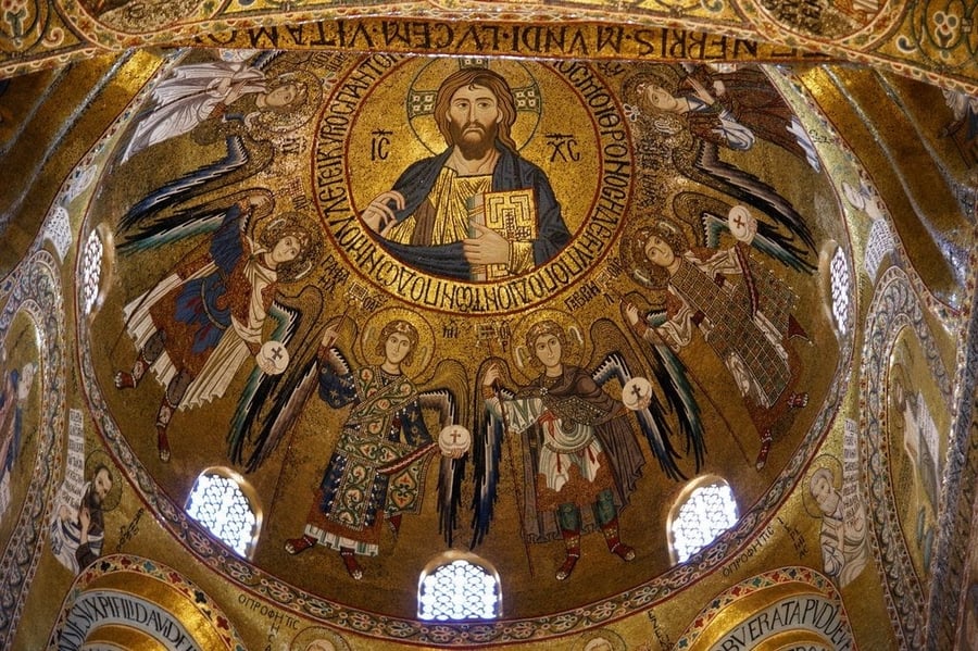Cappella Palatina — I mosaici bizantini di Palazzo dei Normanni