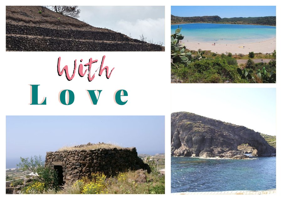 With Love da Pantelleria — I terrazzamenti, Lo Specchio di Venere, L'Arco dell'Elefante e Un dammuso