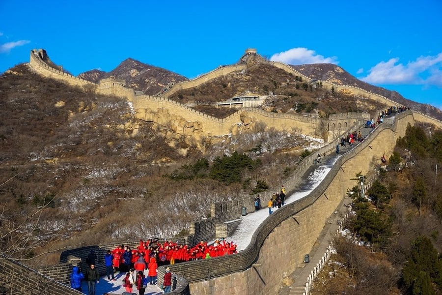Grande Muraglia a Badaling — Un drago di pietra disteso sulle montagne