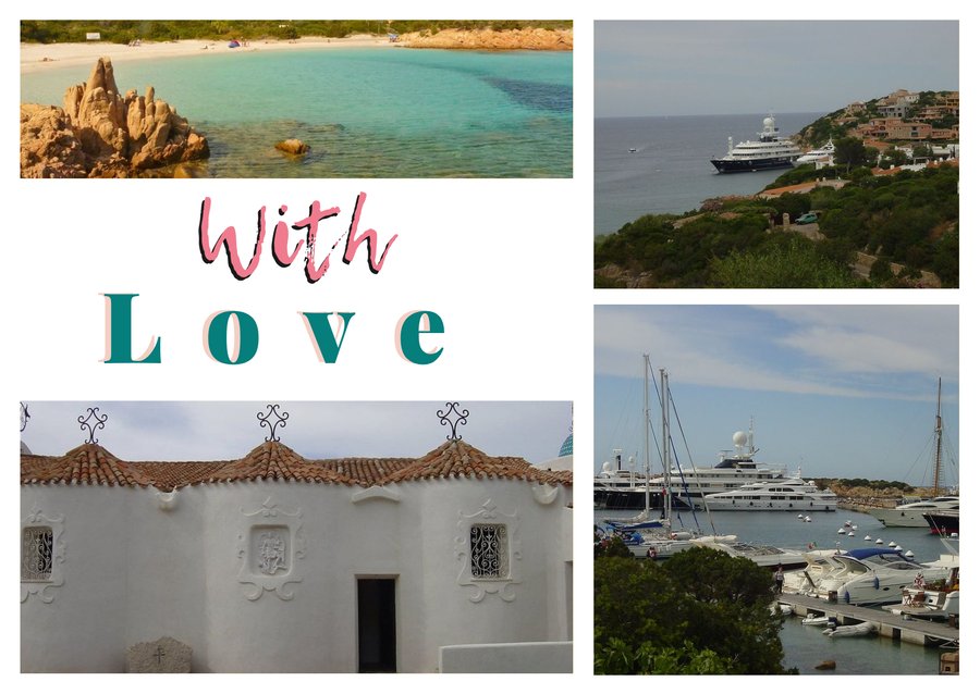With Love da Porto Cervo — Le calette della Costa Smeralda, Piazza Azzurra, Il porto turistico e La chiesa di Stella Maris